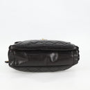 CHANEL Matelasse Tote Bag Lamb Skin Black Gold CC Auth bs25490A-5