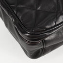 CHANEL Matelasse Tote Bag Lamb Skin Black Gold CC Auth bs25490A-14