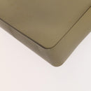 CHANEL Hand Bag Rubber Gray CC Auth bs25493-15