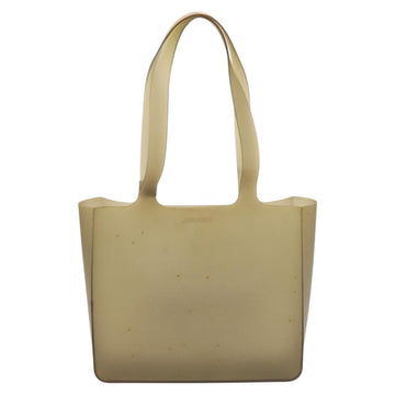 CHANEL Hand Bag Rubber Gray CC Auth bs25493 - 0