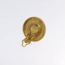 CHANEL Earring metal Gold CC Auth bs25494-4