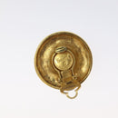 CHANEL Earring metal Gold CC Auth bs25494-8