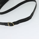 Burberrys Shoulder Bag Leather Black Gold Auth bs25497-7