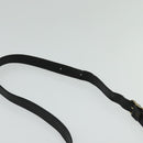 Burberrys Shoulder Bag Leather Black Gold Auth bs25497-8