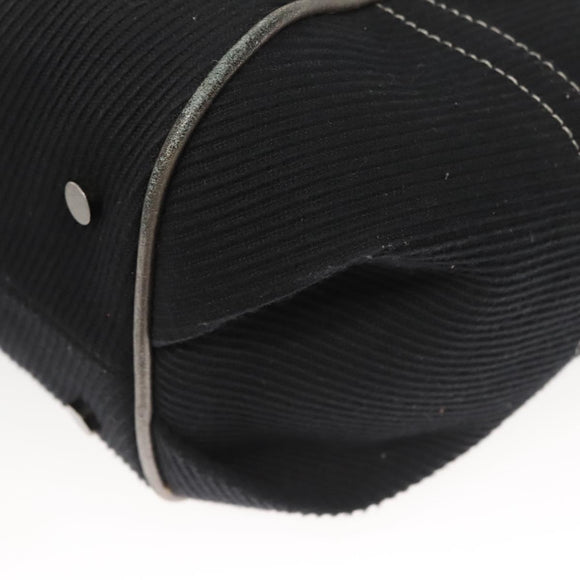 BURBERRY Blue Label Shoulder Bag Canvas Navy Auth bs25498