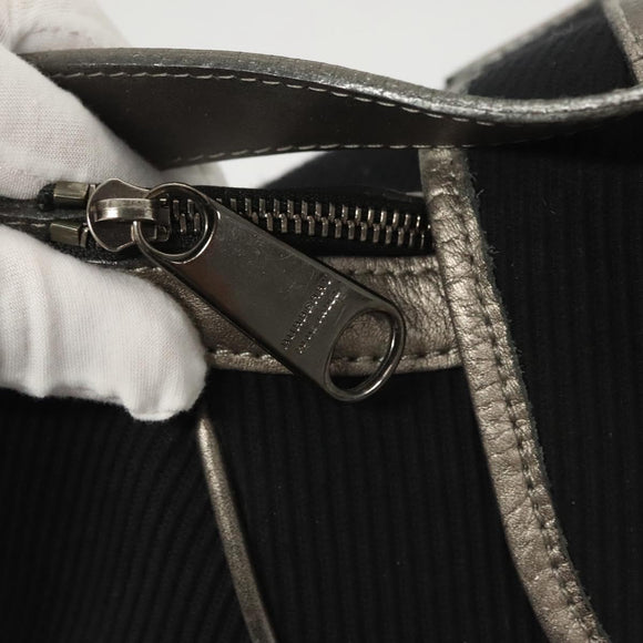 BURBERRY Blue Label Shoulder Bag Canvas Navy Auth bs25498