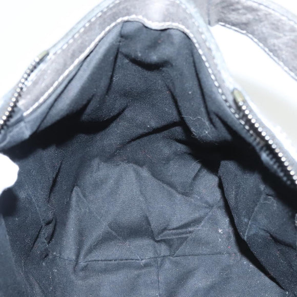 BURBERRY Blue Label Shoulder Bag Canvas Navy Auth bs25498