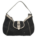 BURBERRY Blue Label Shoulder Bag Canvas Navy Auth bs25498-13