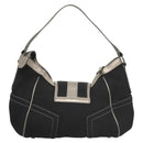 BURBERRY Blue Label Shoulder Bag Canvas Navy Auth bs25498-2