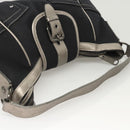 BURBERRY Blue Label Shoulder Bag Canvas Navy Auth bs25498-6