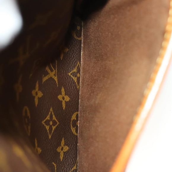 LOUIS VUITTON Monogram Gibeciere GM Shoulder Bag M42246 LV Auth bs25507