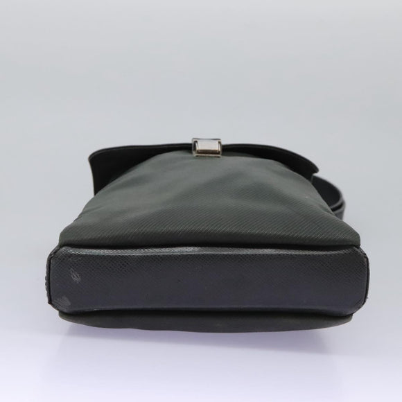 LOUIS VUITTON Taiga Saratov GM Shoulder Bag Ardoise M30892 LV Auth bs25513