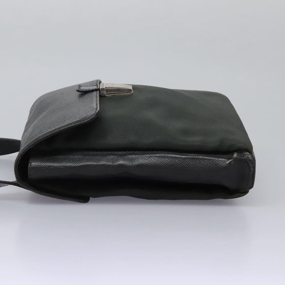 LOUIS VUITTON Taiga Saratov GM Shoulder Bag Ardoise M30892 LV Auth bs25513