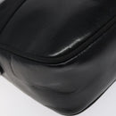 Salvatore Ferragamo Vala Shoulder Bag Leather Black Gold Auth bs25514-15