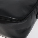 Salvatore Ferragamo Vala Shoulder Bag Leather Black Gold Auth bs25514-16