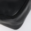 Salvatore Ferragamo Vala Shoulder Bag Leather Black Gold Auth bs25514-17