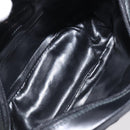 Salvatore Ferragamo Vala Shoulder Bag Leather Black Gold Auth bs25514-11