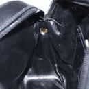 Salvatore Ferragamo Vala Shoulder Bag Leather Black Gold Auth bs25514-20