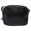 Salvatore Ferragamo Vala Shoulder Bag Leather Black Gold Auth bs25514-2