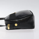 Salvatore Ferragamo Vala Shoulder Bag Leather Black Gold Auth bs25514-4