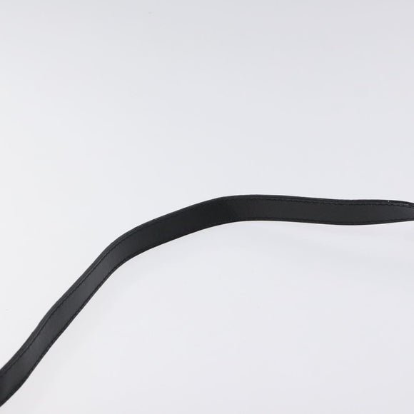 Salvatore Ferragamo Vala Shoulder Bag Leather Black Gold Auth bs25514