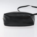 Salvatore Ferragamo Vala Shoulder Bag Leather Black Gold Auth bs25514-5