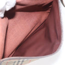 Burberrys Nova Check Clutch Bag Canvas Beige Auth bs25520-18