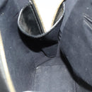 GUCCI Bamboo Shoulder Bag Enamel Black 003 2113 0127 Auth bs25525-19