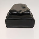 GUCCI Bamboo Shoulder Bag Enamel Black 003 2113 0127 Auth bs25525-5