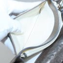 CHANEL 2.55 Matelasse Long Wallet Leather Silver CC Auth bs25537-21