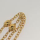 CHANEL Chain Belt metal Gold CC Auth bs25545-10