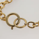 CHANEL Chain Belt metal Gold CC Auth bs25545-11
