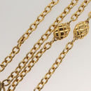 CHANEL Chain Belt metal Gold CC Auth bs25545-8