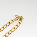 CHANEL Chain Belt metal Gold CC Auth bs25546-13