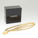 CHANEL Chain Belt metal Gold CC Auth bs25546-15