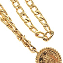 CHANEL Chain Belt metal Gold CC Auth bs25546-3