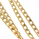 CHANEL Chain Belt metal Gold CC Auth bs25546-4