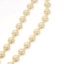 CHANEL Pearl Necklace metal White CC Auth bs25548-22