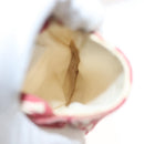 CHANEL Chain Bicy line Tote Bag Canvas Red CC Auth bs25552-24