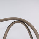 LOEWE Anagram Hand Bag Leather Gray Silver Auth bs25553-8