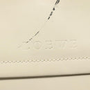 LOEWE Pouch Leather White Auth bs25555-9