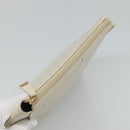 LOEWE Pouch Leather White Auth bs25555-5