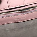 FENDI Runaway Small Hand Bag Leather 2way Pink Gold Auth bs25561-20