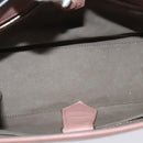 FENDI Runaway Small Hand Bag Leather 2way Pink Gold Auth bs25561-18