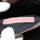 FENDI Runaway Small Hand Bag Leather 2way Pink Gold Auth bs25561-22