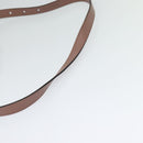 FENDI Runaway Small Hand Bag Leather 2way Pink Gold Auth bs25561-8