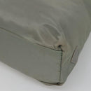 PRADA Shoulder Bag Nylon Plastic Gray Clear Auth bs25567-12