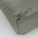 PRADA Shoulder Bag Nylon Plastic Gray Clear Auth bs25567-13