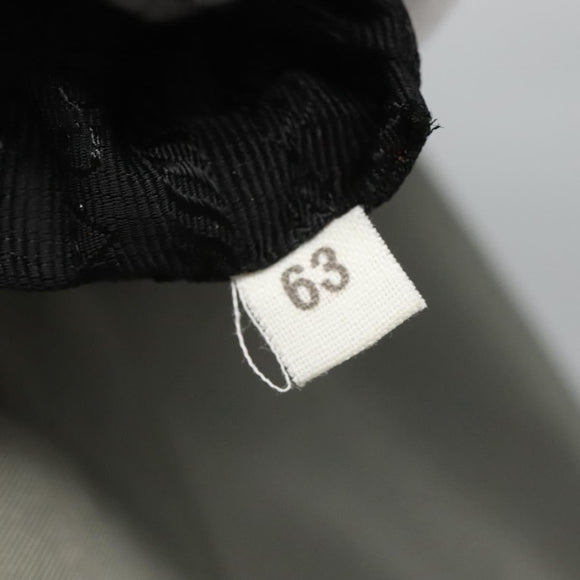 PRADA Shoulder Bag Nylon Plastic Gray Clear Auth bs25567