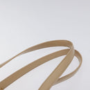 PRADA Shoulder Bag Enamel Beige Silver Auth bs25569-8